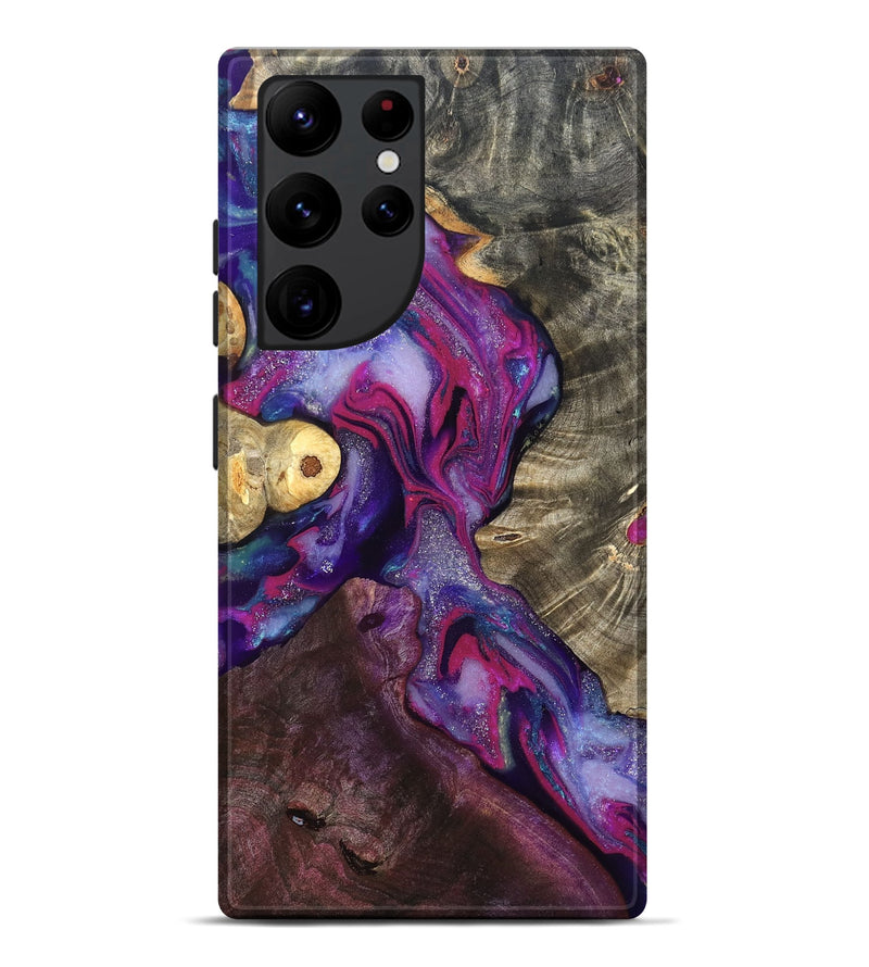 Galaxy S22 Ultra Wood Live Edge Phone Case - Eduardo (Purple, 819980)