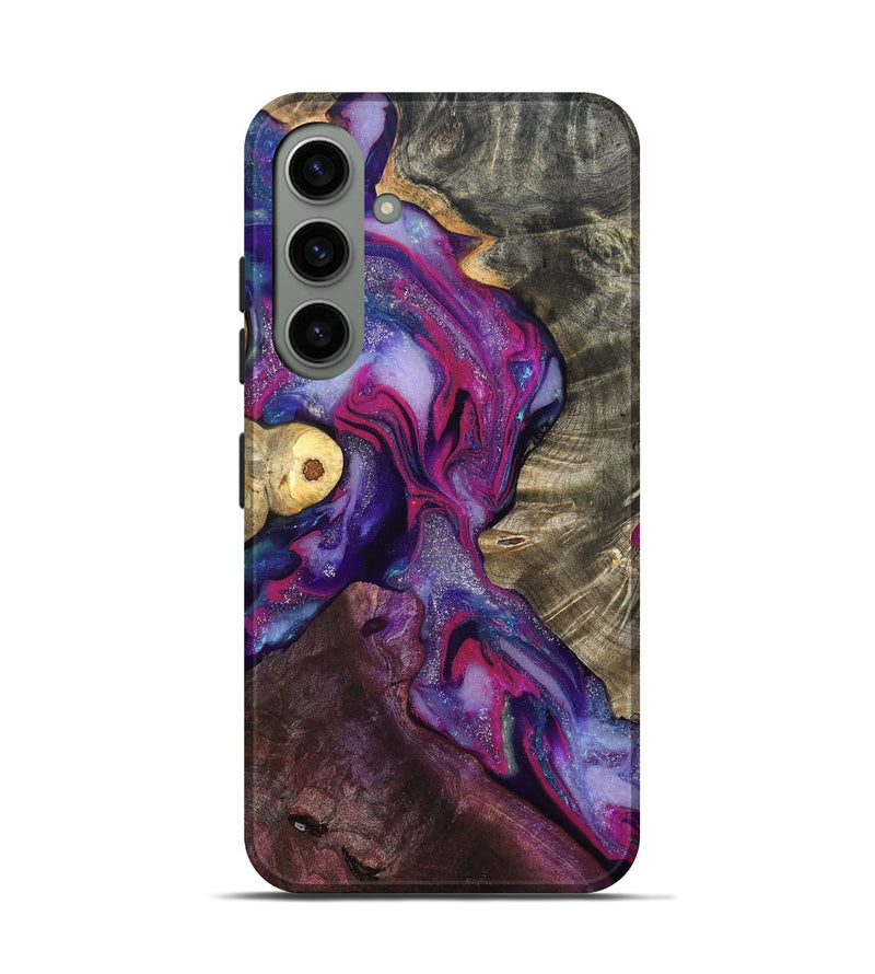 Galaxy S24 Wood Live Edge Phone Case - Eduardo (Purple, 819980)