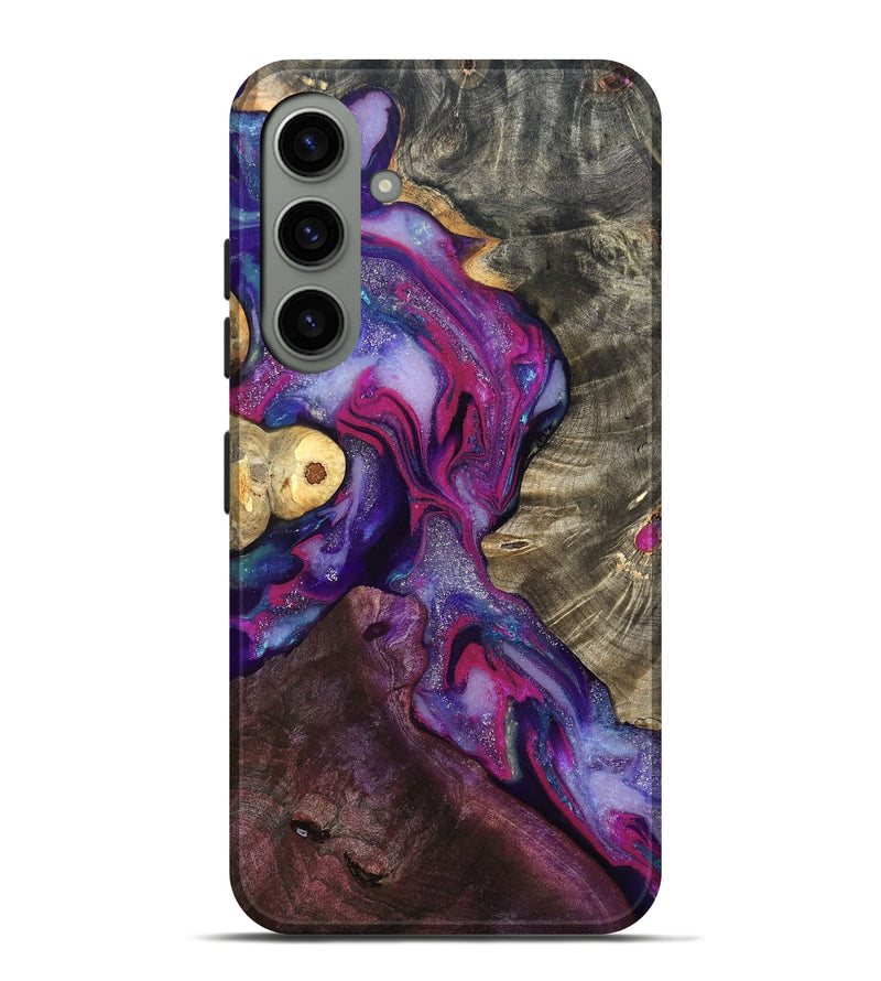 Galaxy S24 Plus Wood Live Edge Phone Case - Eduardo (Purple, 819980)