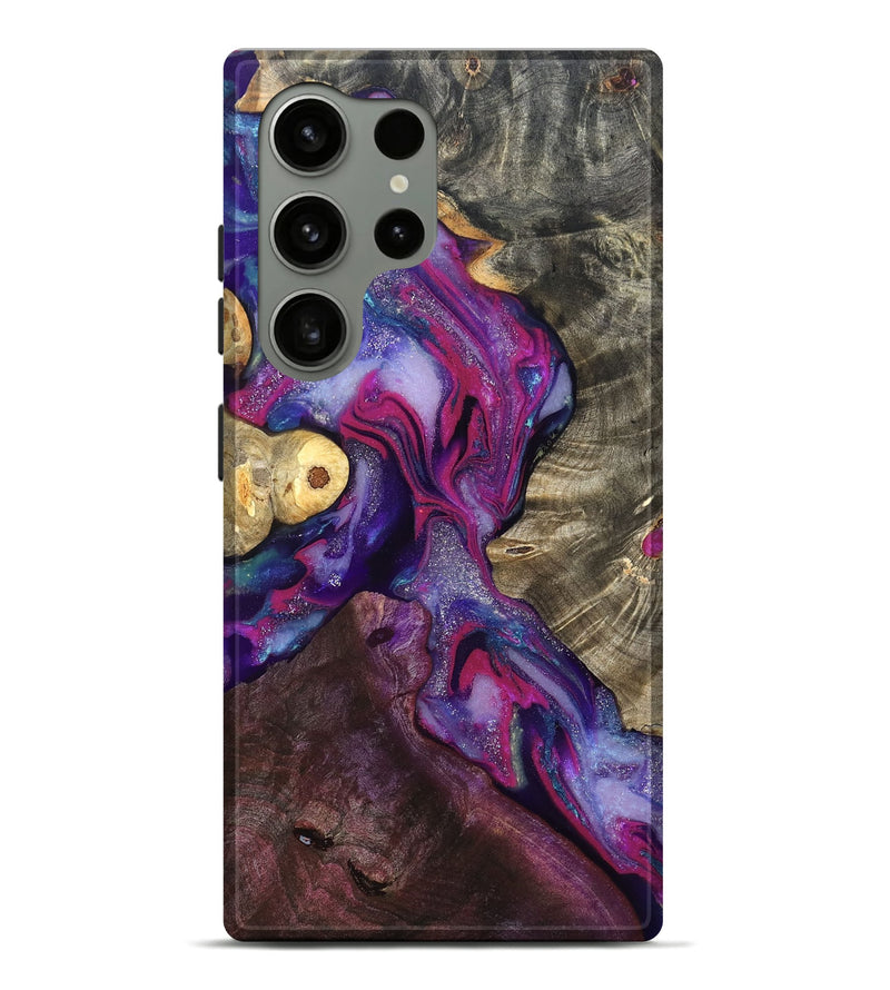 Galaxy S24 Ultra Wood Live Edge Phone Case - Eduardo (Purple, 819980)