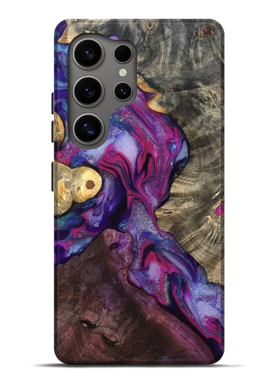 Galaxy S25 Ultra Wood Live Edge Phone Case - Eduardo (Purple, 819980)