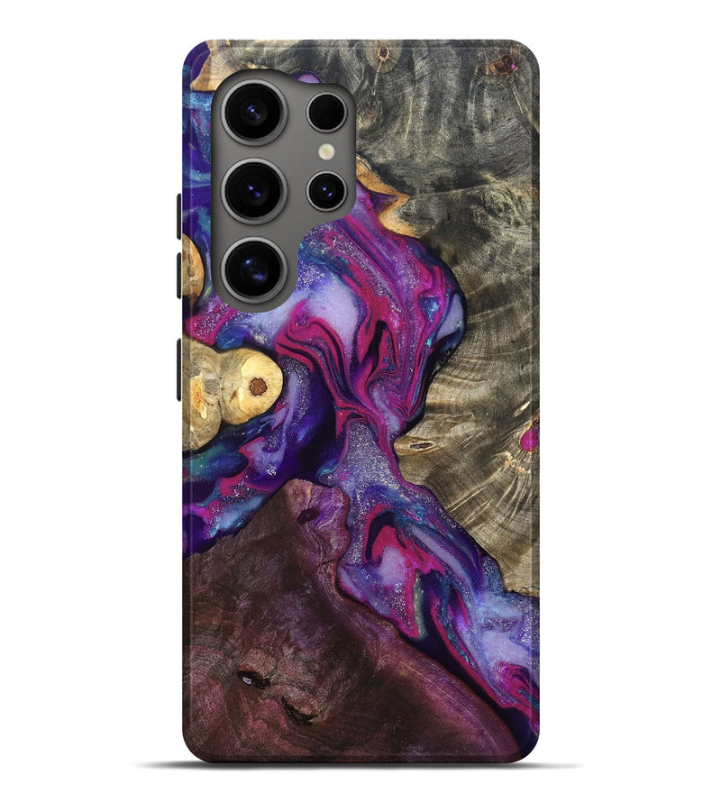 Galaxy S25 Ultra Wood Live Edge Phone Case - Eduardo (Purple, 819980)