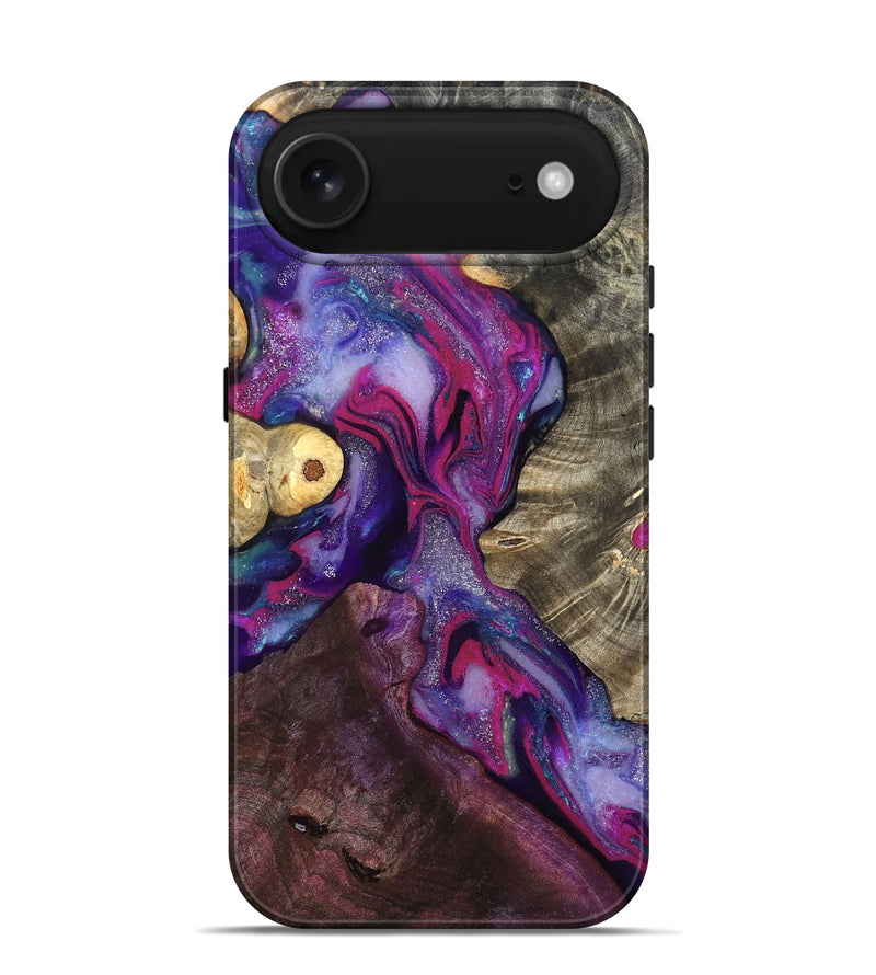 iPhone 17 Air Wood Live Edge Phone Case - Eduardo (Purple, 819980)