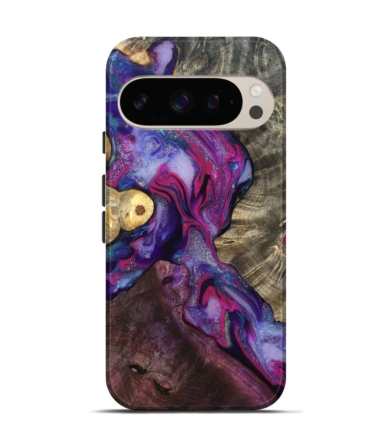 Pixel 10 Wood Live Edge Phone Case - Eduardo (Purple, 819980)