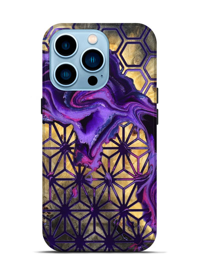iPhone 14 Pro Wood Live Edge Phone Case - Noah (Pattern, 819981)
