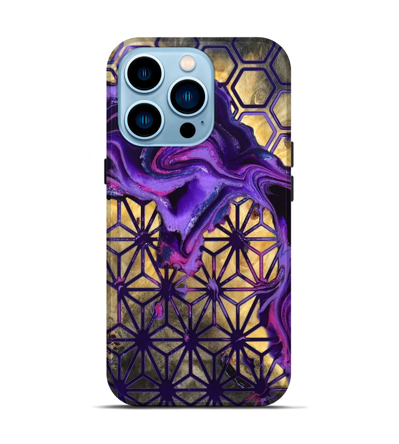iPhone 14 Pro Wood Live Edge Phone Case - Noah (Pattern, 819981)