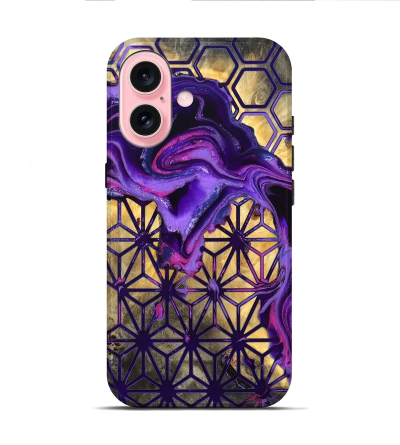 iPhone 16 Wood Live Edge Phone Case - Noah (Pattern, 819981)