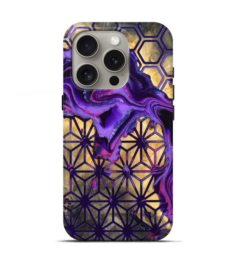 iPhone 16 Pro Wood Live Edge Phone Case - Noah (Pattern, 819981)