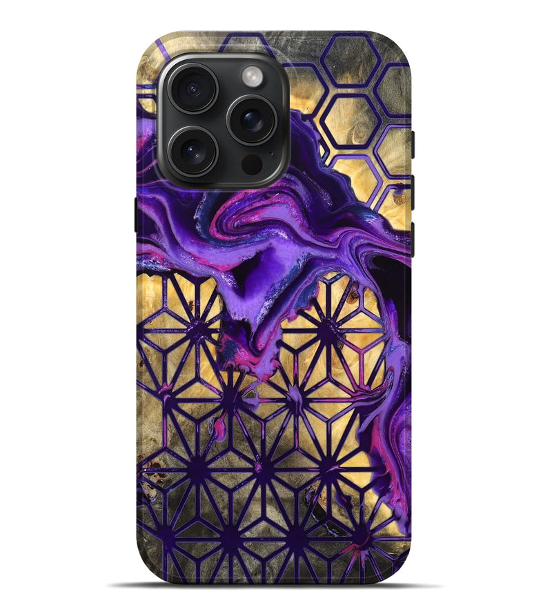 iPhone 16 Pro Max Wood Live Edge Phone Case - Noah (Pattern, 819981)