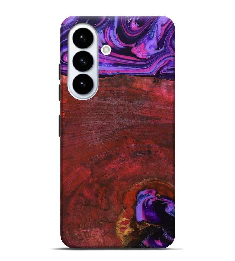 Galaxy S26 Plus Wood Live Edge Phone Case - Teo (Red, 819982)