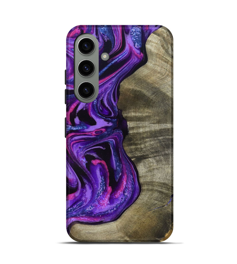 Galaxy S24 Wood Live Edge Phone Case - Chyna (Purple, 819984)