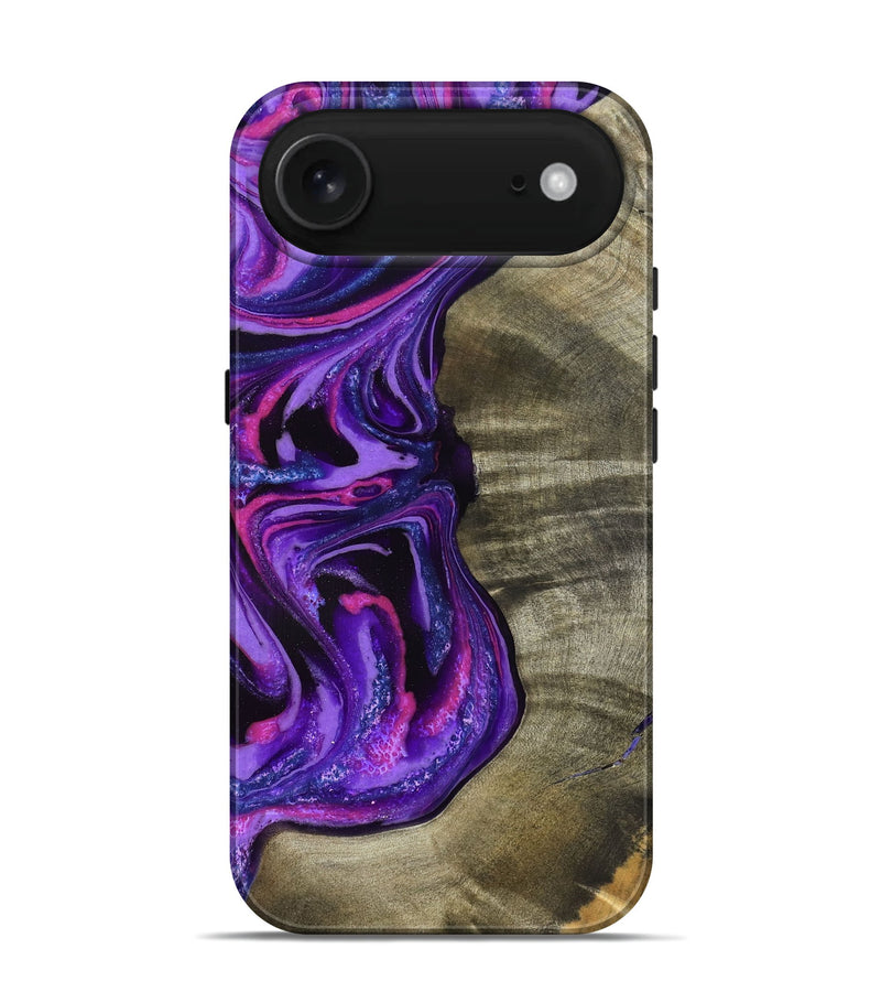 iPhone 17 Air Wood Live Edge Phone Case - Chyna (Purple, 819984)