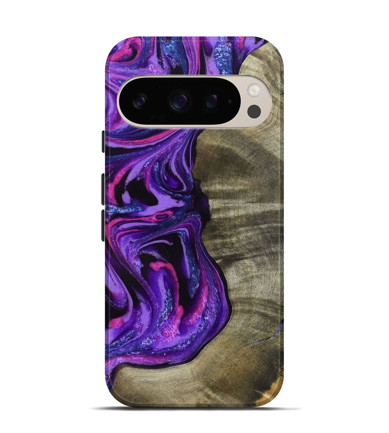 Pixel 10 Wood Live Edge Phone Case - Chyna (Purple, 819984)