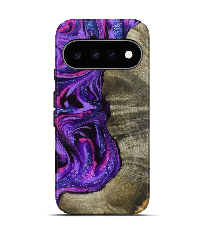 Pixel 11 Wood Live Edge Phone Case - Chyna (Purple, 819984)
