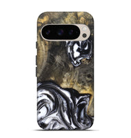 Pixel 10 Wood Live Edge Phone Case - Tory (Black & White, 819989)
