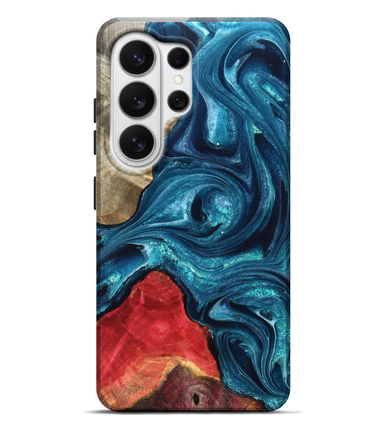 Galaxy S26 Ultra Wood Live Edge Phone Case - Easton (Blue, 819990)