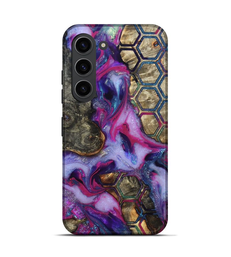 Galaxy S23 Wood Live Edge Phone Case - Marvel (Pattern, 819992)