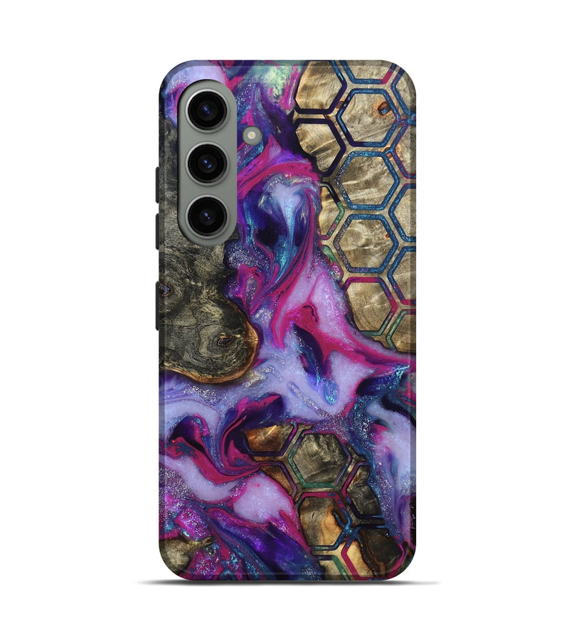 Galaxy S24 Wood Live Edge Phone Case - Marvel (Pattern, 819992)