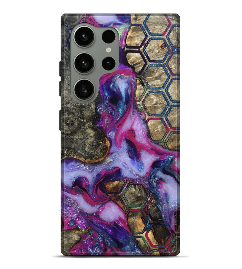 Galaxy S24 Ultra Wood Live Edge Phone Case - Marvel (Pattern, 819992)