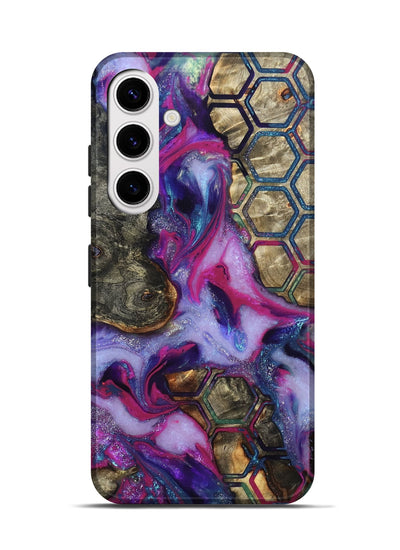 Galaxy S25 Wood Live Edge Phone Case - Marvel (Pattern, 819992)