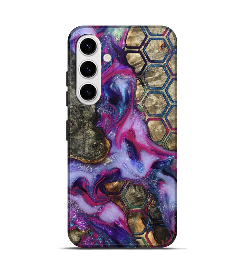 Galaxy S25 Wood Live Edge Phone Case - Marvel (Pattern, 819992)
