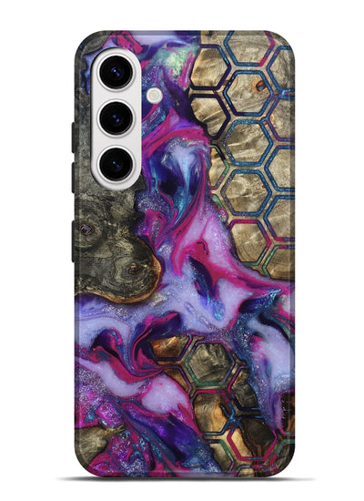 Galaxy S25 Plus Wood Live Edge Phone Case - Marvel (Pattern, 819992)