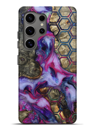 Galaxy S25 Ultra Wood Live Edge Phone Case - Marvel (Pattern, 819992)