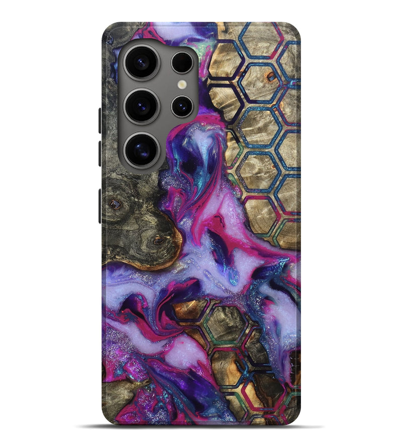 Galaxy S25 Ultra Wood Live Edge Phone Case - Marvel (Pattern, 819992)