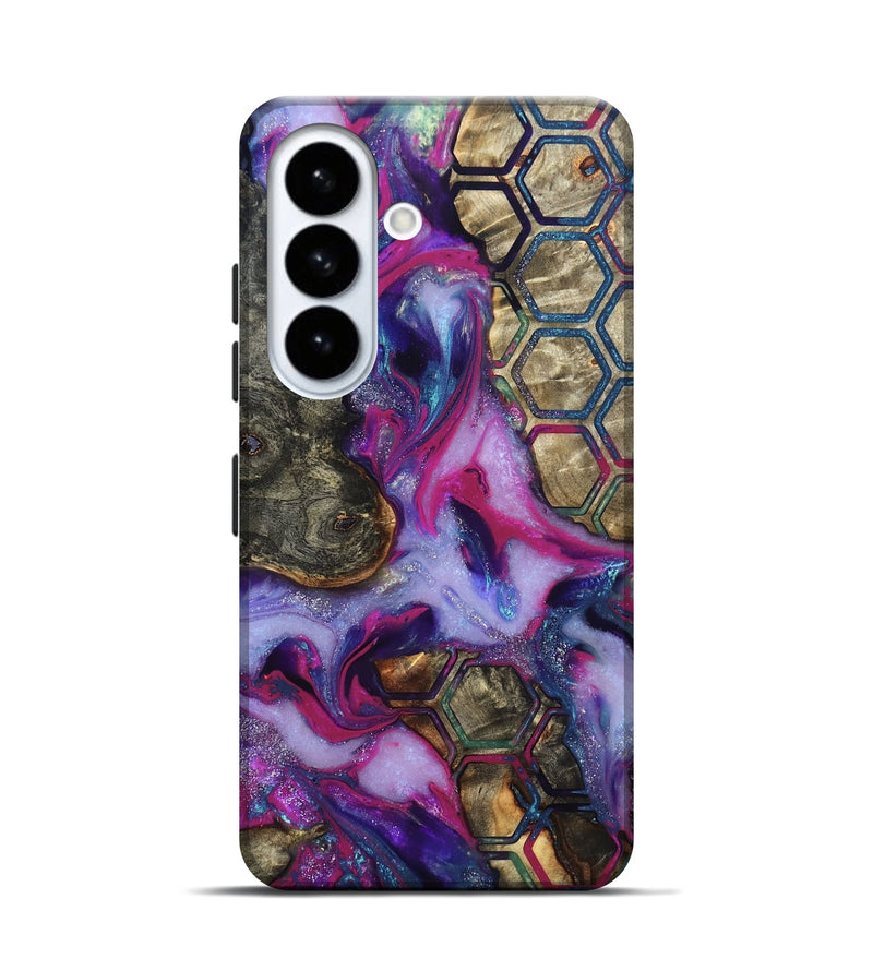 Galaxy S26 Wood Live Edge Phone Case - Marvel (Pattern, 819992)