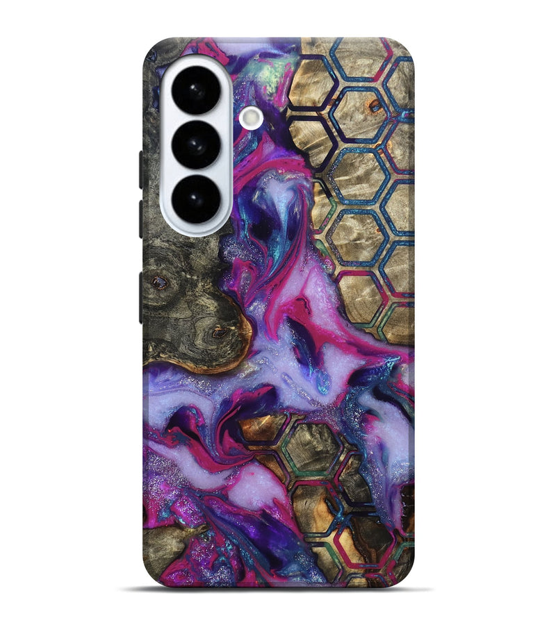 Galaxy S26 Plus Wood Live Edge Phone Case - Marvel (Pattern, 819992)