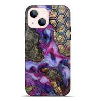iPhone 14 Plus Wood Live Edge Phone Case - Marvel (Pattern, 819992)