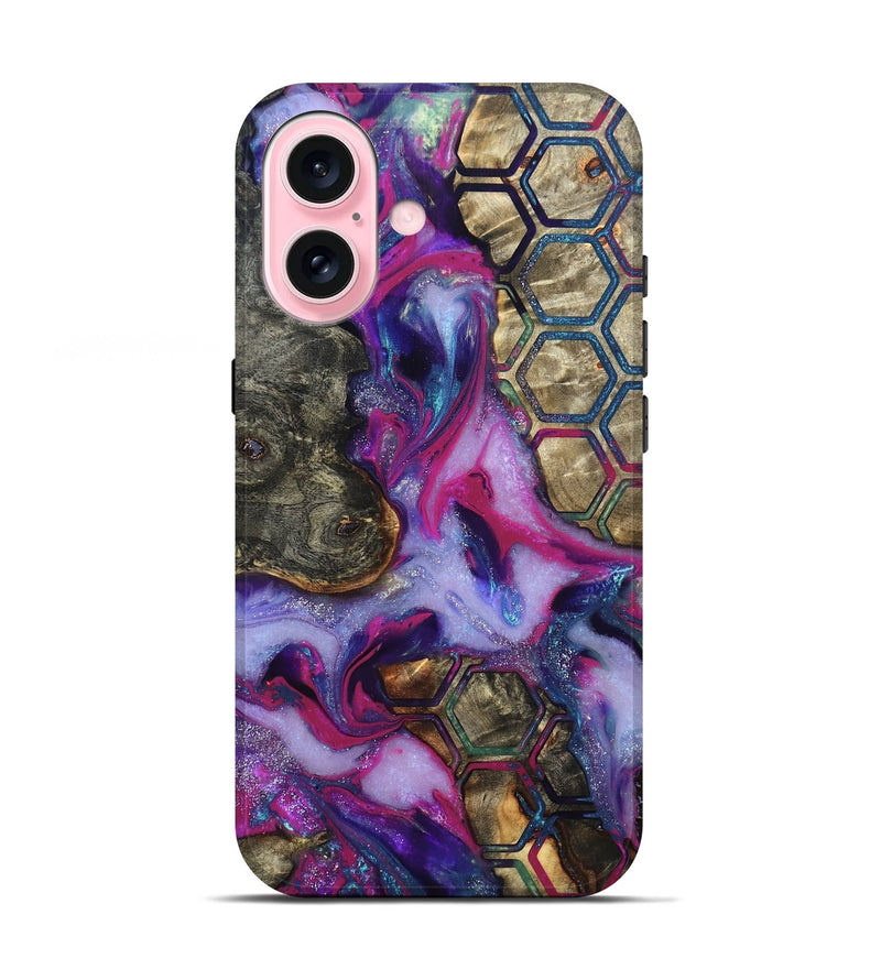 iPhone 17 Wood Live Edge Phone Case - Marvel (Pattern, 819992)