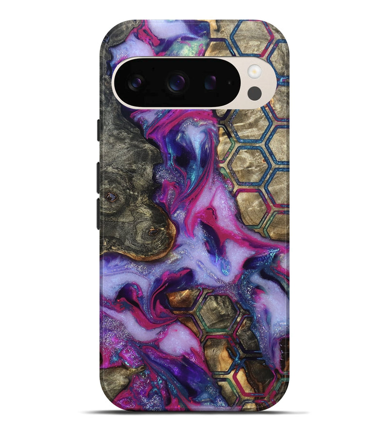 Pixel 10 Pro XL Wood Live Edge Phone Case - Marvel (Pattern, 819992)
