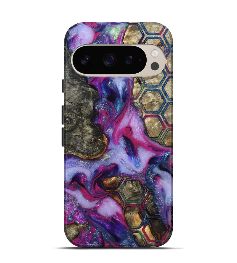 Pixel 9 Wood Live Edge Phone Case - Marvel (Pattern, 819992)