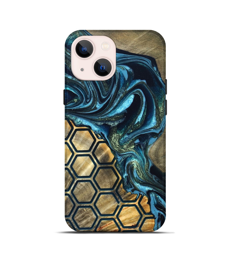 iPhone 13 mini Wood Live Edge Phone Case - Joesph (Pattern, 819993)
