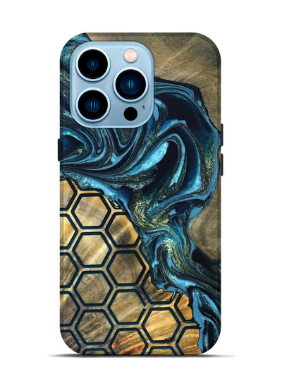 iPhone 14 Pro Wood Live Edge Phone Case - Joesph (Pattern, 819993)