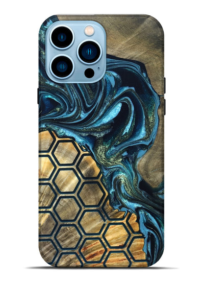 iPhone 14 Pro Max Wood Live Edge Phone Case - Joesph (Pattern, 819993)