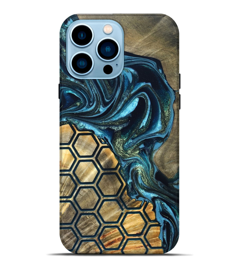 iPhone 14 Pro Max Wood Live Edge Phone Case - Joesph (Pattern, 819993)