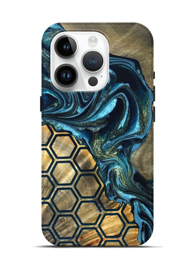 iPhone 15 Pro Wood Live Edge Phone Case - Joesph (Pattern, 819993)