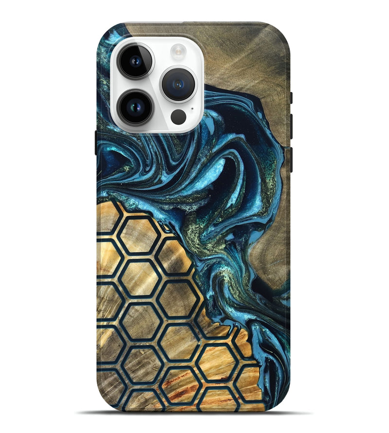 iPhone 15 Pro Max Wood Live Edge Phone Case - Joesph (Pattern, 819993)