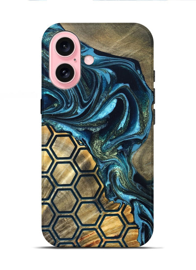 iPhone 16 Wood Live Edge Phone Case - Joesph (Pattern, 819993)