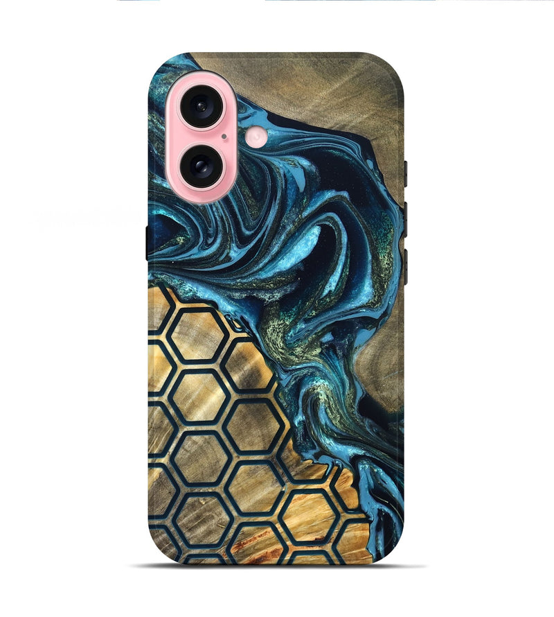 iPhone 16 Wood Live Edge Phone Case - Joesph (Pattern, 819993)