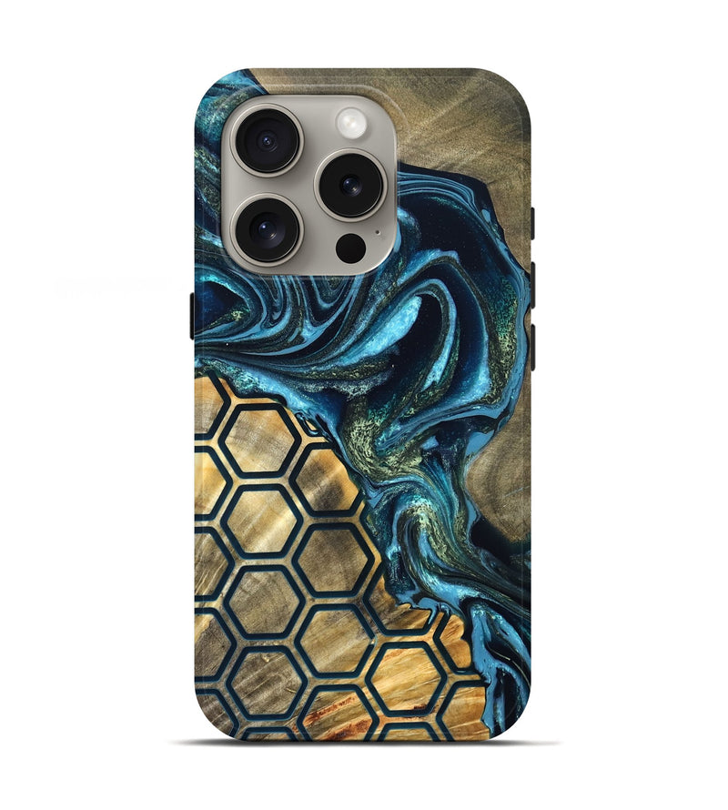 iPhone 16 Pro Wood Live Edge Phone Case - Joesph (Pattern, 819993)