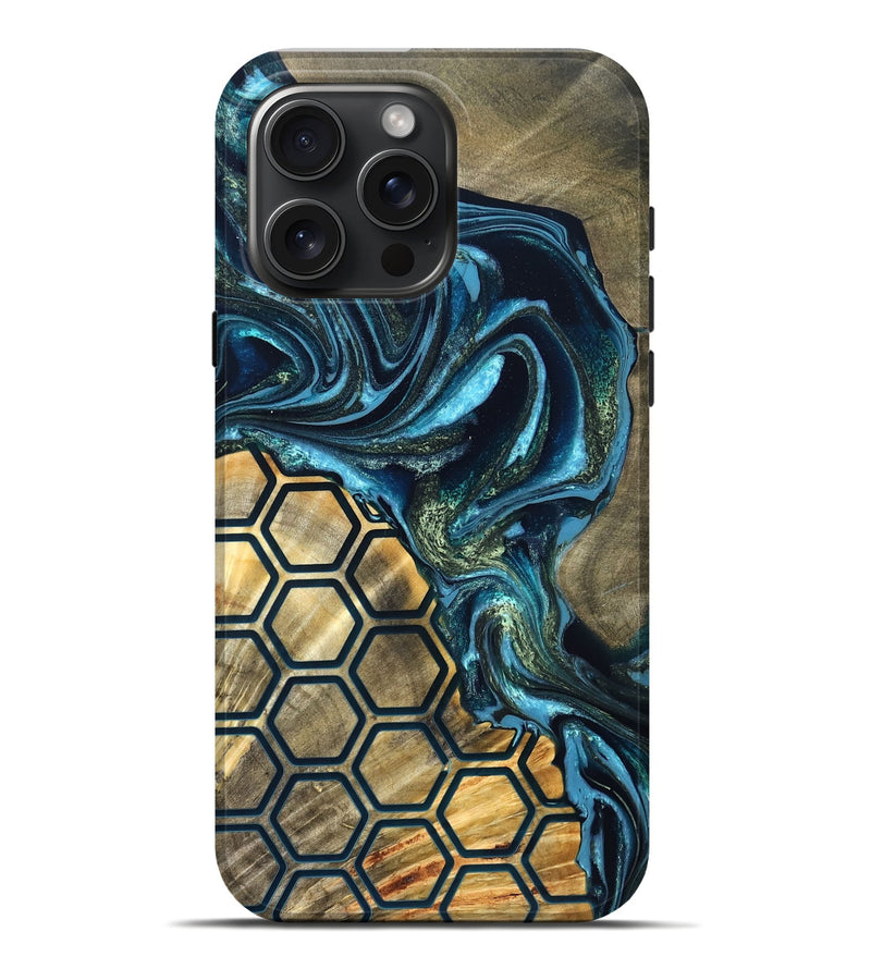 iPhone 16 Pro Max Wood Live Edge Phone Case - Joesph (Pattern, 819993)