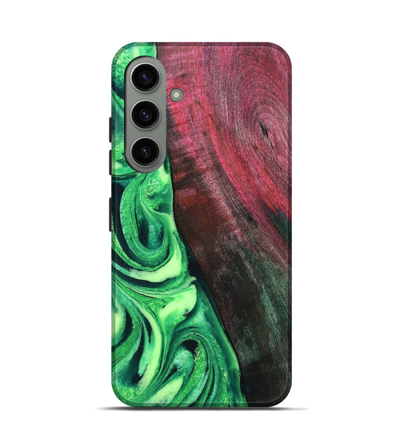 Galaxy S24 Wood Live Edge Phone Case - Dorla (Green, 819995)
