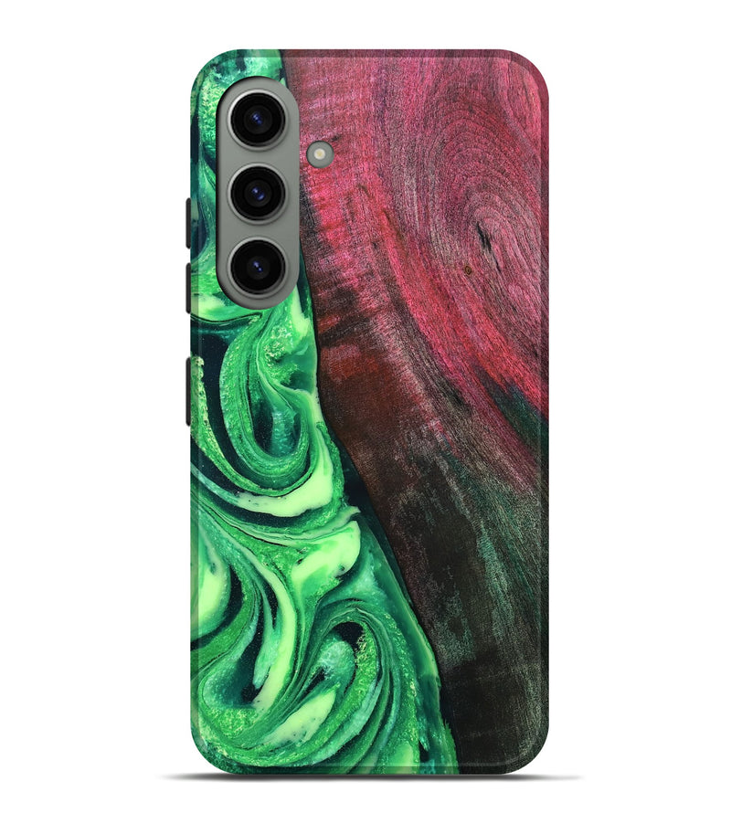 Galaxy S24 Plus Wood Live Edge Phone Case - Dorla (Green, 819995)