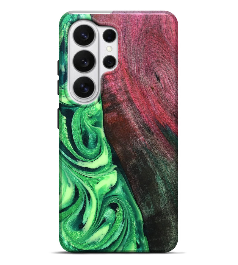 Galaxy S26 Ultra Wood Live Edge Phone Case - Dorla (Green, 819995)