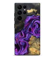 Galaxy S22 Ultra Wood Live Edge Phone Case - Edmund (Purple, 820000)