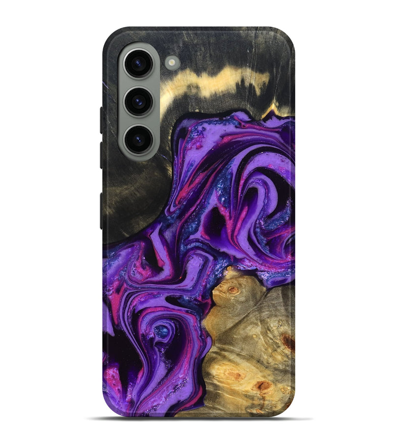 Galaxy S23 Plus Wood Live Edge Phone Case - Edmund (Purple, 820000)
