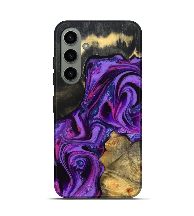 Galaxy S24 Wood Live Edge Phone Case - Edmund (Purple, 820000)